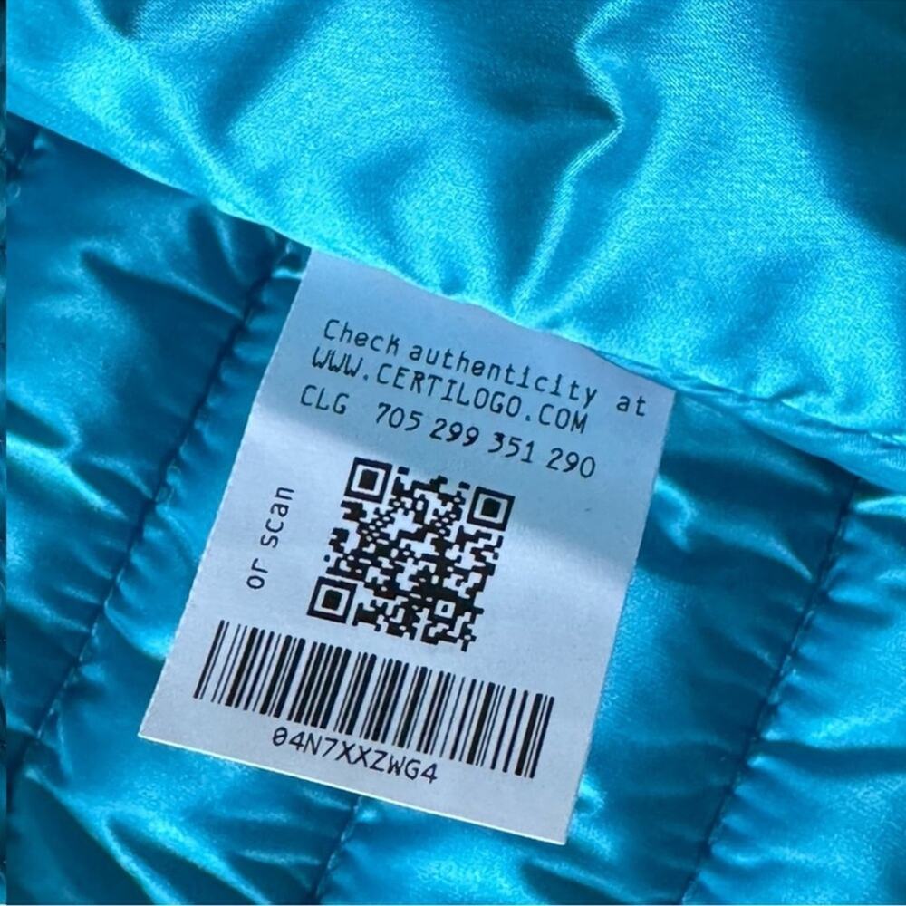 NWT Save The Duck Carina Puffer Jacket Lightweight Spring Puffer Quilted Zip Lg - Picture 10 of 15